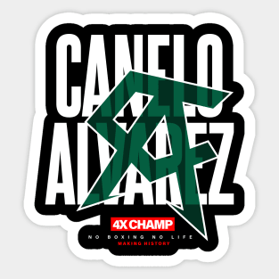 Canelo Alvarez No Boxing No Life Sticker